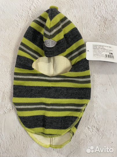 Шапка шлем и перчатки Skiki новые 3-6 лет