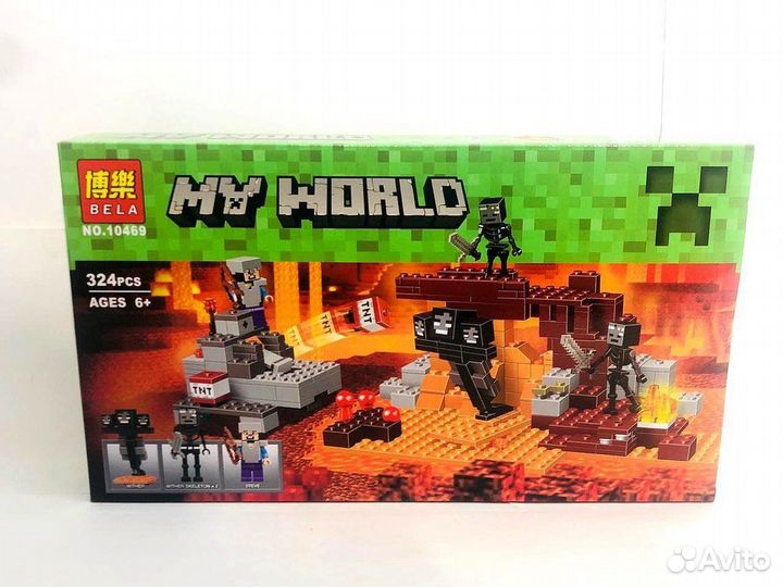 Лего Майнкрафт крепость визера