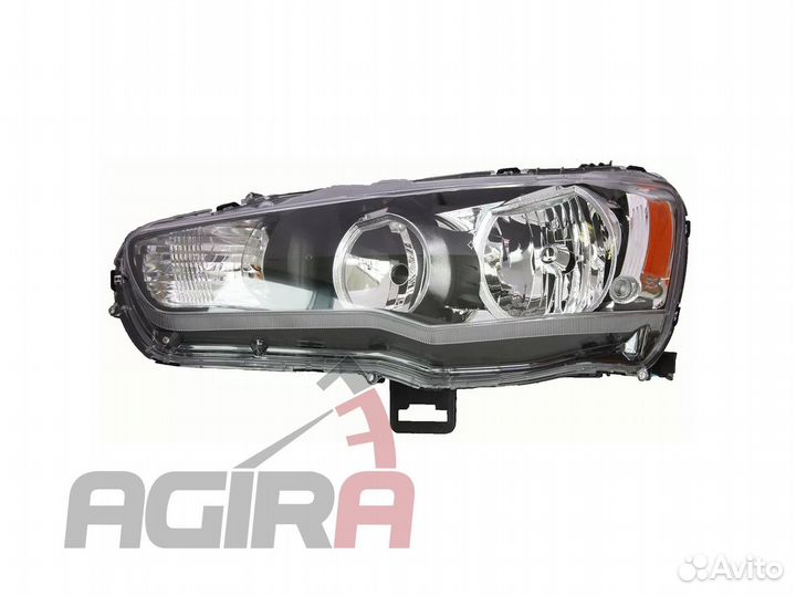 Фара левая для Mitsubishi Lancer X
