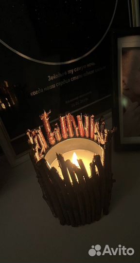 Ароматическая свеча ручной работы