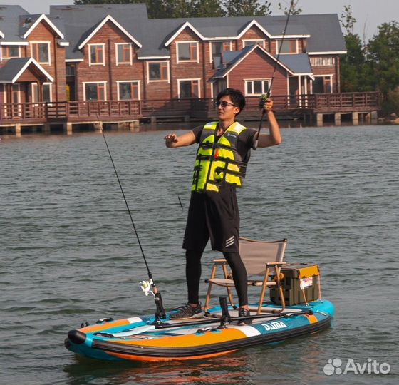 Надувная sup доска для рыбалки и отдыха