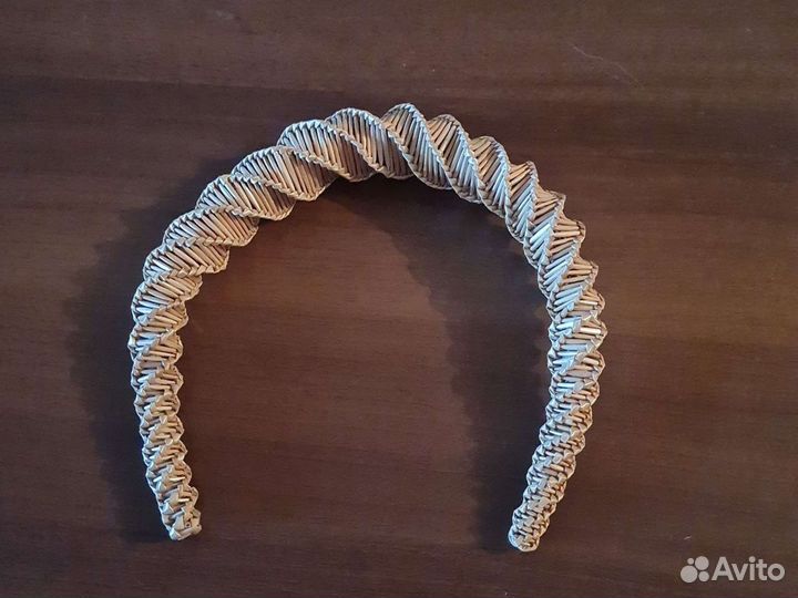 Ободок для волос ручной работы