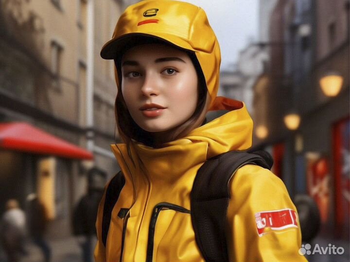 Курьер к партнеру сервиса Яндекс Еда