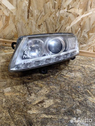 Фара Левая ксенон Ауди А6 С6 Рестайл 4F0941029
