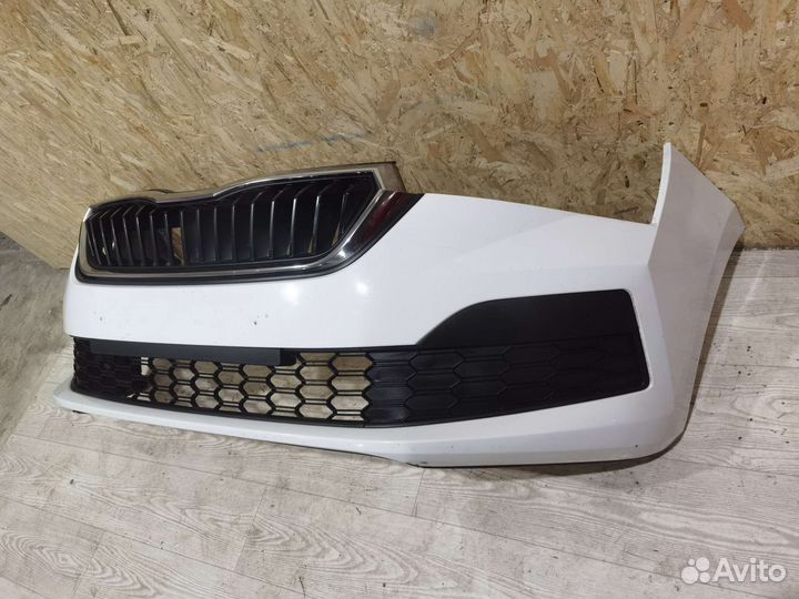 Бампер передний Skoda Rapid 2