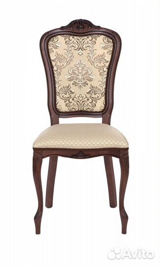 Стул Виконт (тон 317+патина чёрная/Агата серая)