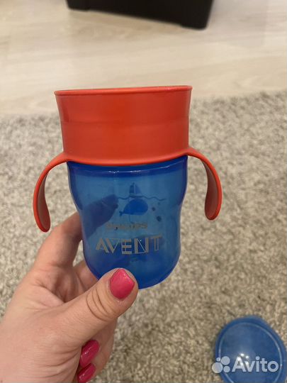 Поильник непроливайка avent