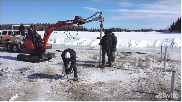 Винтовые сваи для фундамента под ключ