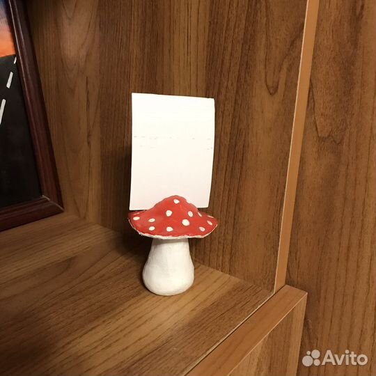 Подставка под фото из глины