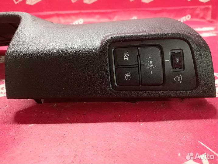 Накладка торпедо левая с кнопками Хендай Солярис 2