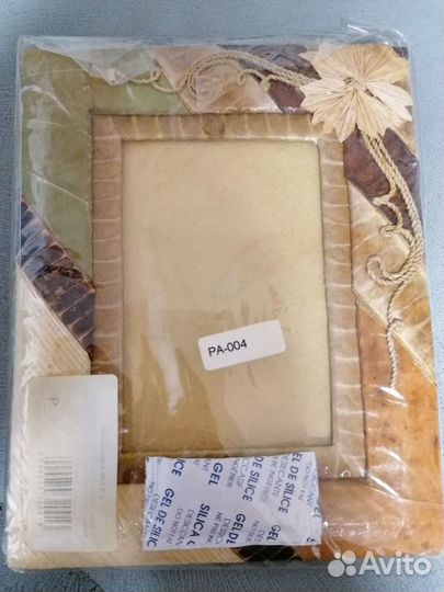 Фотоальбом и 2е рамки из натуральных материалов