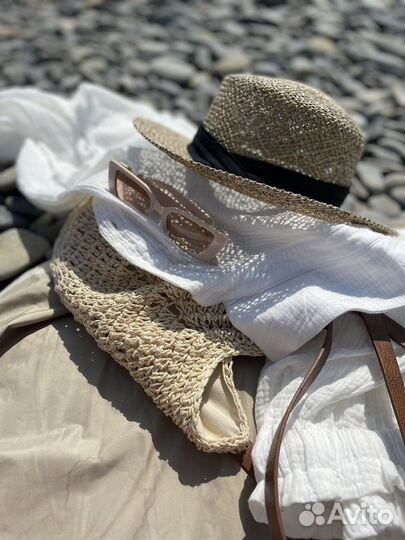 Шляпа соломенная