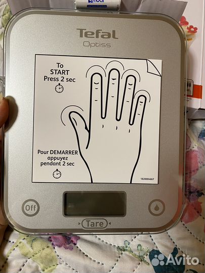 Весы кухонные tefal optiss новые