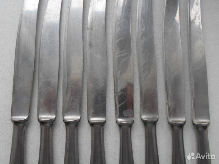 Столовые ножи СССР 8 штук нержавейка