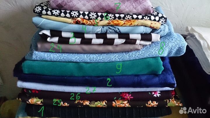 Отрез ткани хлопок шерсть драп