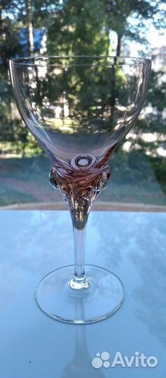 Фужеры(бокалы) Богемия 17,5 см.Цветное стекл