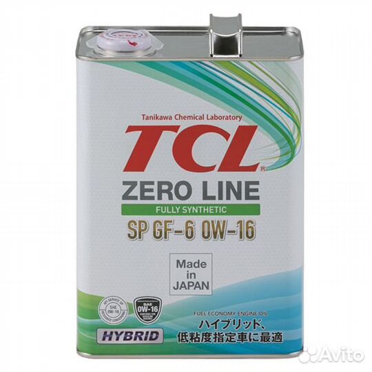 TCL Zero Line Fully Synth, Fuel Economy, GF-6 0W16
