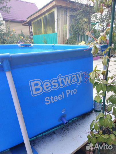 Каркасный бассейн прямоугольный бу