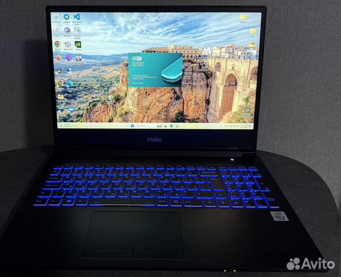 Игровой ноутбук Haier Rtx2060 6gb intel i5 16gb