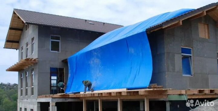 Тент навес тарпаулин 4х6 метра 