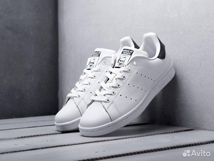 Кроссовки stan smith white black