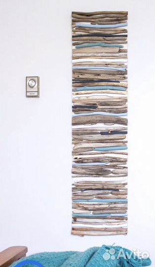 Панно из дерева и веток