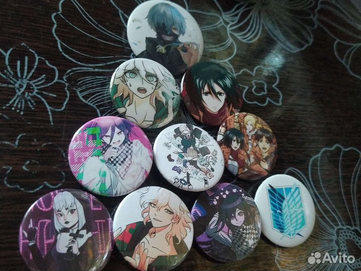Значки с аниме
