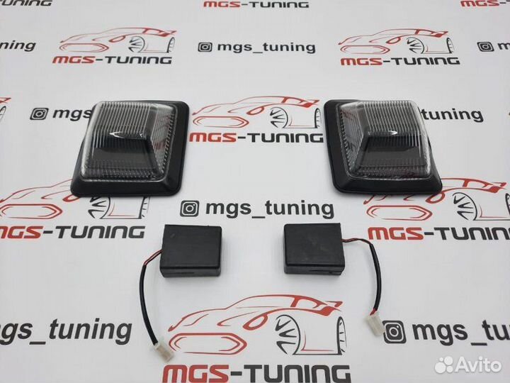 Повторители поворотников w463 стиль 2018+ Black