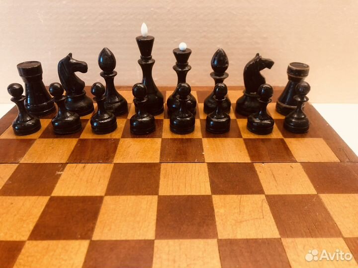 Шахматы деревянные СССР 1950 г. (017)