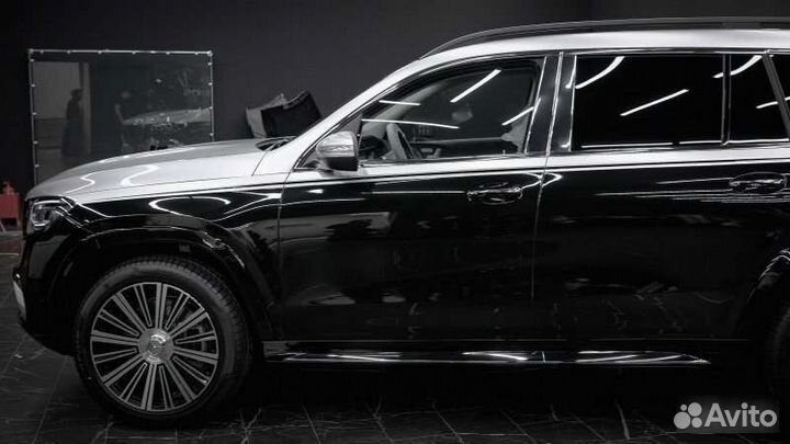 Обвес и пороги стиль Maybach Mercedes GLS x167