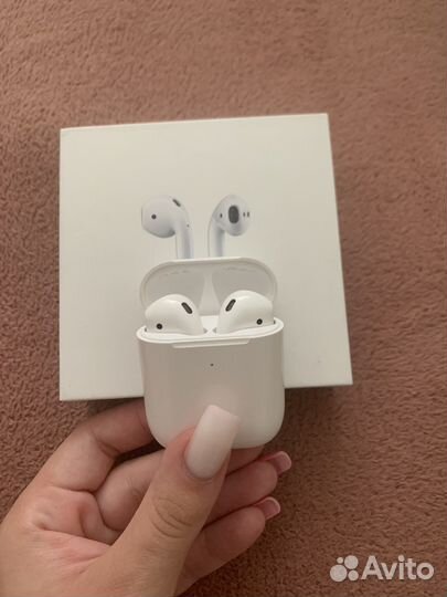Беспроводные наушники apple airpods 2