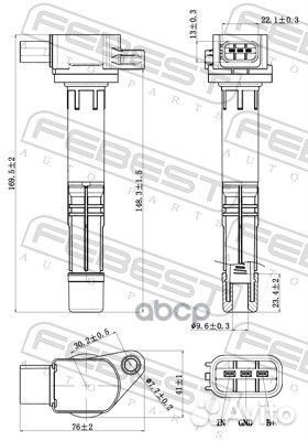 Катушка зажигания 03640002 Febest