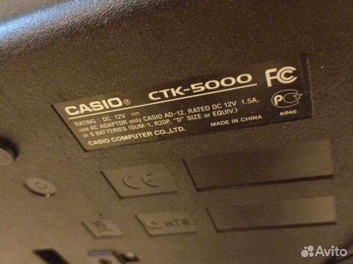 Синтезатор casio ctk 5000