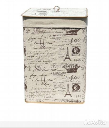 Корзина для белья из бамбука