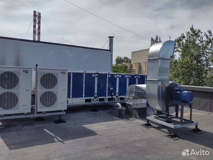 Монтаж систем вентиляции и кондиционирования