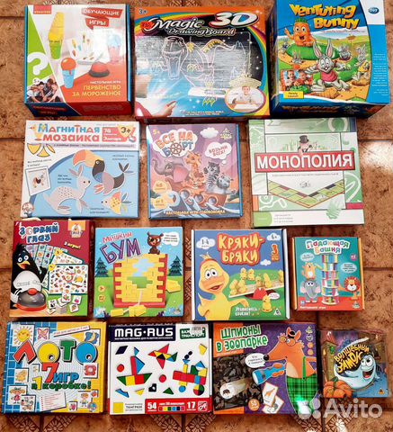 Много развивающих игр для детей, часть 2