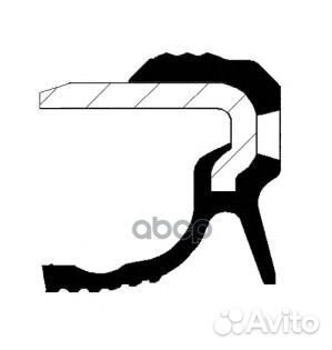 Сальник колен.вала задний 90x104x9 19036885B Co