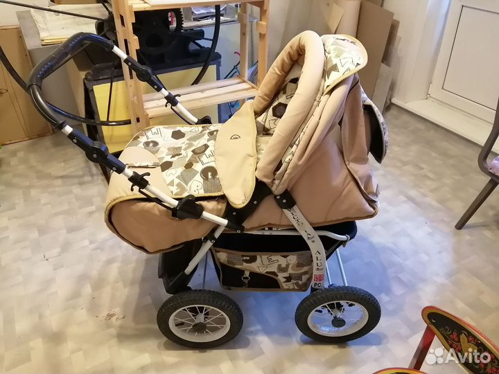 Прогулочная коляска зимняя бу