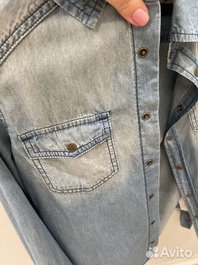 Рубашка джинсовая Gulliver