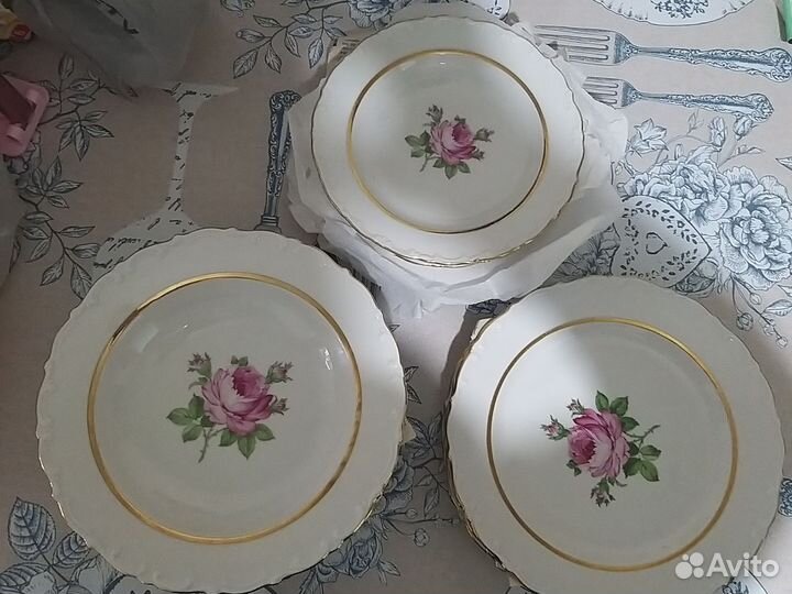 Тарелки фарфор из гдр