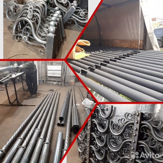 Уличный кованый фонарь арт нов 3