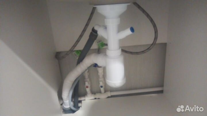 Установка стиральной машины, люстры