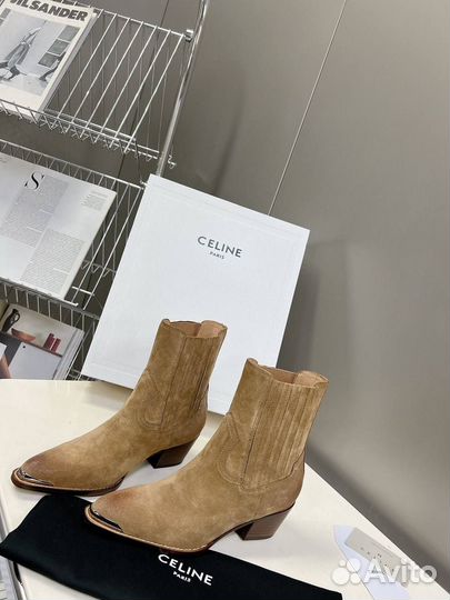 Полусапоги женские казаки Celine