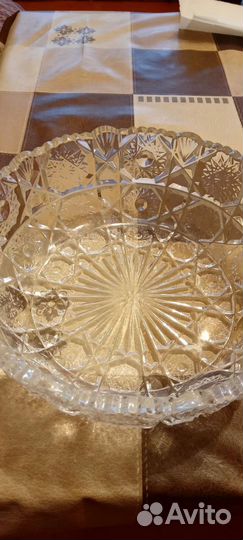 Салатницы хрустальные