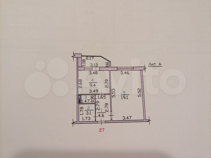 1-к. квартира, 37,5 м², 7/9 эт.