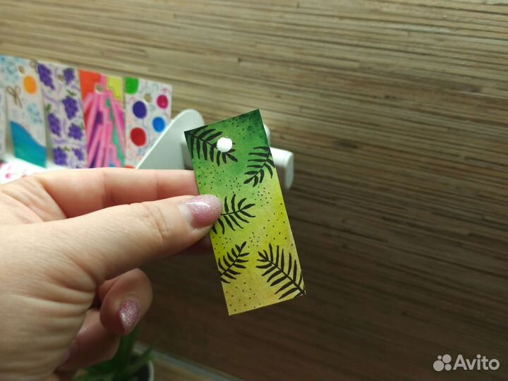 Бирки мини открытки подарочные
