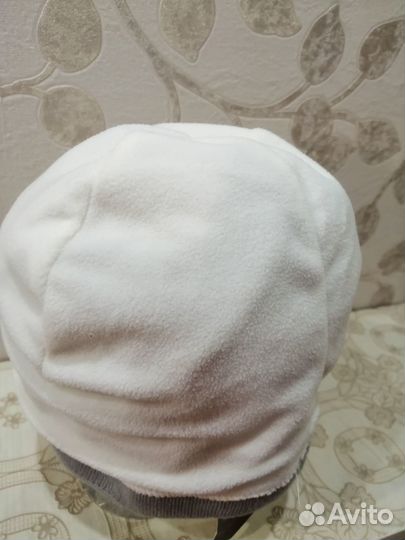 Новый берет на флисе со стразами