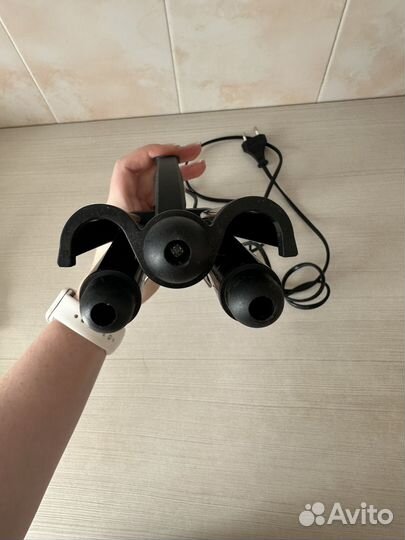 Плойка щипцы трехволновая