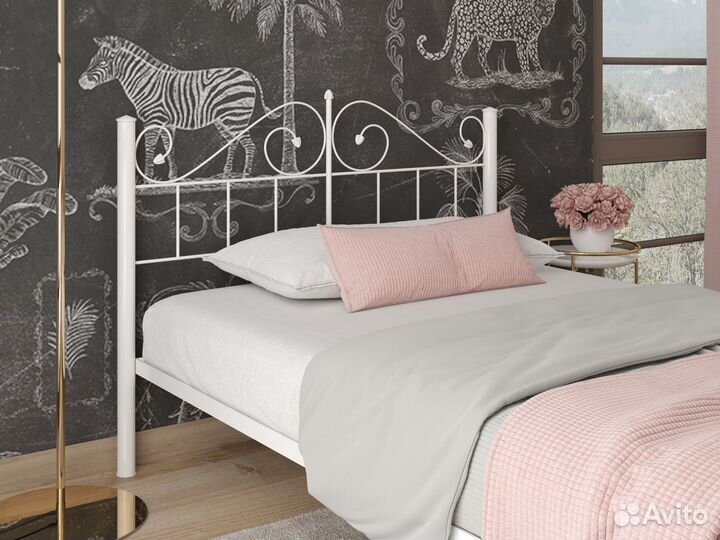 Кровать металлическая L samba Ларго полутораспальн