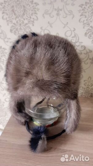 Шапка для девочки норковая